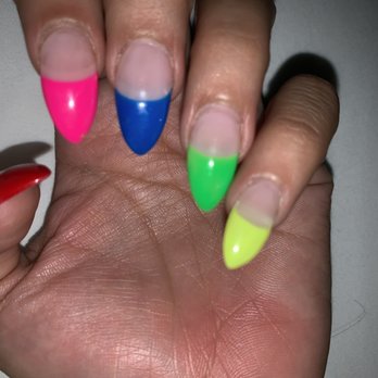 Red Nails & Spa - This is what ended with for 60$ she would charge extra 5$ if I wanted something other than the roundness of where the color meets. - Nail Salons Near Me - Phoenix, Arizona Red Nails & Spa - This is what ended with for 60$ she would charge extra 5$ if I wanted something other than the roundness of where the color meets. - Nail Salons Near Me - Phoenix, Arizona