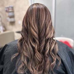 Coastal Beauty Salon - My hair after she did my highlights! So in love!!!