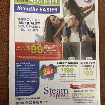 Steam Express - This entire ad is completely false as you can see from all the reviews - Carpet Cleaning Near Me - Houston, Texas Steam Express - This entire ad is completely false as you can see from all the reviews - Carpet Cleaning Near Me - Houston, Texas