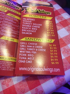 Menu photo 2 Original Soul Wingz Forestville, MD