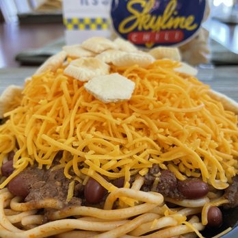 Skyline Chili - 4-way w beans - Hot Dogs Near Me - Lewis Center, Ohio Skyline Chili - 4-way w beans - Hot Dogs Near Me - Lewis Center, Ohio