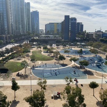 Waterfront Park - View from the Administrative building - Parks Near Me - San Diego, California Waterfront Park - View from the Administrative building - Parks Near Me - San Diego, California