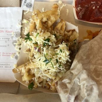 Super Duper Burgers - GARLIC FRIES - Burgers Near Me - Berkeley, California Super Duper Burgers - GARLIC FRIES - Burgers Near Me - Berkeley, California