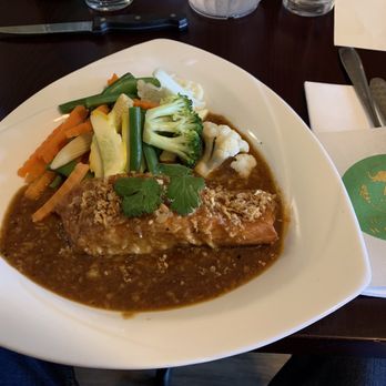 Chang Thai Kitchen - Salmon Garlic - Thai Near Me - Toms River, New Jersey Chang Thai Kitchen - Salmon Garlic - Thai Near Me - Toms River, New Jersey