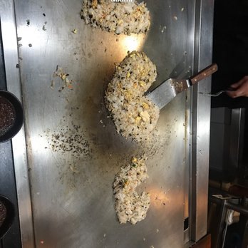 Aoki Teppanyaki - The chief was cooking Teppanyaki - Sushi Bars Near Me - Miami, Florida