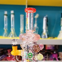 Mighty Vape & Smoke Shop - Cheech glass mini recycler rig