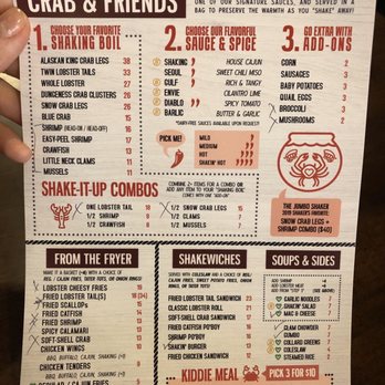 Shaking Crab - Hell's Kitchen - menu - Seafood Near Me - New York, New York Shaking Crab - Hell's Kitchen - menu - Seafood Near Me - New York, New York