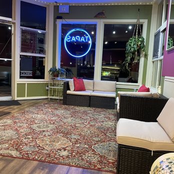 Tapas - Waiting area, don't sit behind the counter they won't know you're still there - Salad Near Me - Glastonbury, Connecticut