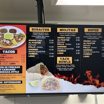 Taco House - Menu - Mexican Near Me - Bakersfield, California