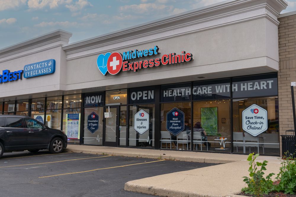 Find Midwest Express Clinic Near Me Today