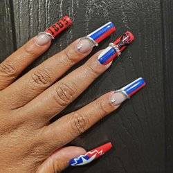 Belle Palace Nail Spa - Juneteenth theme nails by Rich