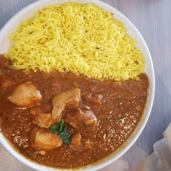 Roti Grill - This is the "two-step" with chicken and curry sauce. I suggest the medium-hot.... - Indian Near Me - Dallas, Texas Roti Grill - This is the "two-step" with chicken and curry sauce. I suggest the medium-hot.... - Indian Near Me - Dallas, Texas