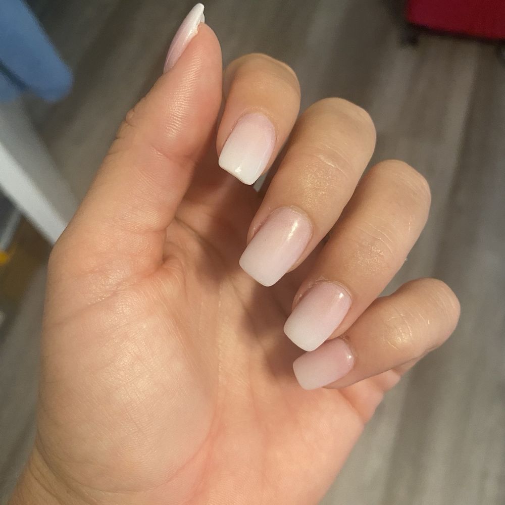 Acrylic French ombré Acrylic French ombré