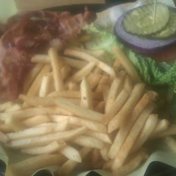 Beef 'n Bun - 1/2 pound burger + cheese + bacon and fries - Burgers Near Me - El Cajon, California Beef 'n Bun - 1/2 pound burger + cheese + bacon and fries - Burgers Near Me - El Cajon, California