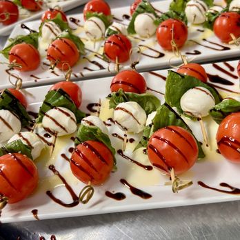 Hogback Mtn BBQ - Caprese Skewers - Caterers Near Me Hogback Mtn BBQ - Caprese Skewers - Caterers Near Me