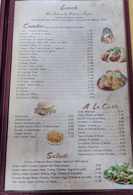 Menu photo 2 Las Lomas Restaurant Sylmar, CA Menu photo 2 Las Lomas Restaurant Sylmar, CA