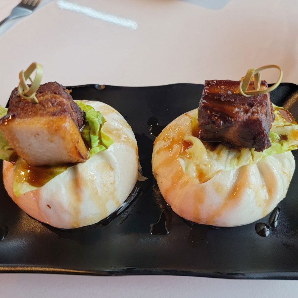 Good Chef Restaurant - Porky buns with pork belly on top. Take your time eating it to enjoy it! - Asian Fusion Near Me - Miami, Florida Good Chef Restaurant - Porky buns with pork belly on top. Take your time eating it to enjoy it! - Asian Fusion Near Me - Miami, Florida