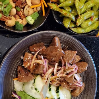 Taan Eatery - Thai mixed nuts, spicy edamame, Vietnamese meatballs - Asian Fusion Near Me - Denton, Texas