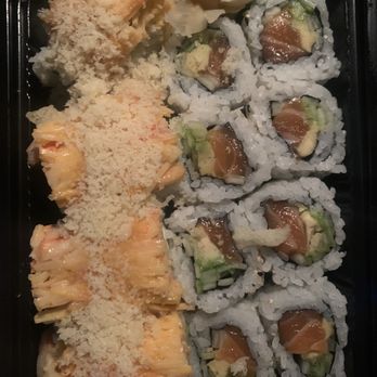 Domo Sushi Kitchen & Bar - Salmon with cucumber and avo & the Oto roll - Sushi Bars Near Me - Columbus, Ohio Domo Sushi Kitchen & Bar - Salmon with cucumber and avo & the Oto roll - Sushi Bars Near Me - Columbus, Ohio