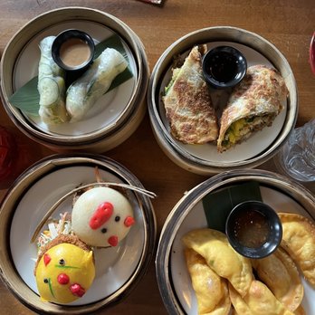 Wusong Road - Animal Bao* Scallion Roll-up VEGAN Crab Rangoon* Summer Rolls - Tiki Bars Near Me - Cambridge, Massachusetts Wusong Road - Animal Bao* Scallion Roll-up VEGAN Crab Rangoon* Summer Rolls - Tiki Bars Near Me - Cambridge, Massachusetts