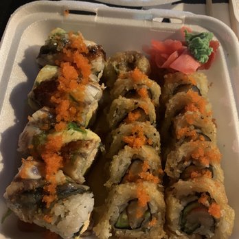 Fuji Sushi - Dancing Eel Roll and US Roll - Sushi Bars Near Me - Centerville, Utah