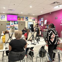 Painting with a Twist - Just the right number of people. Can paint as a group, in pairs or on your own.
