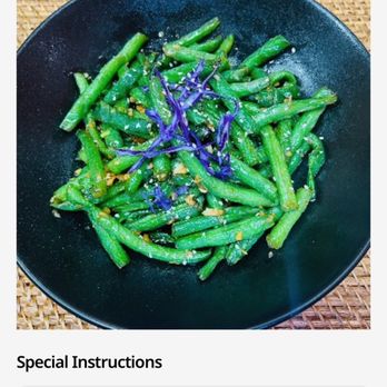 Dumpling Hours - String Beans Sauteed with Garlic Sauce - Dim Sum Near Me - Brentwood, California Dumpling Hours - String Beans Sauteed with Garlic Sauce - Dim Sum Near Me - Brentwood, California