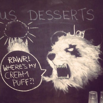 Beard Papa's - Quality chalkboard art at Beard Papa's. - Desserts Near Me - Los Angeles, California