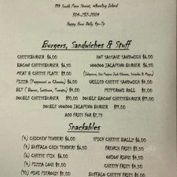 LaLa's VooDoo Lounge - Menu