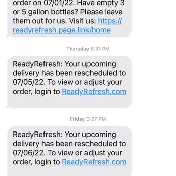 ReadyRefresh - Rescheduled - Water Delivery Near Me - Houston, Texas