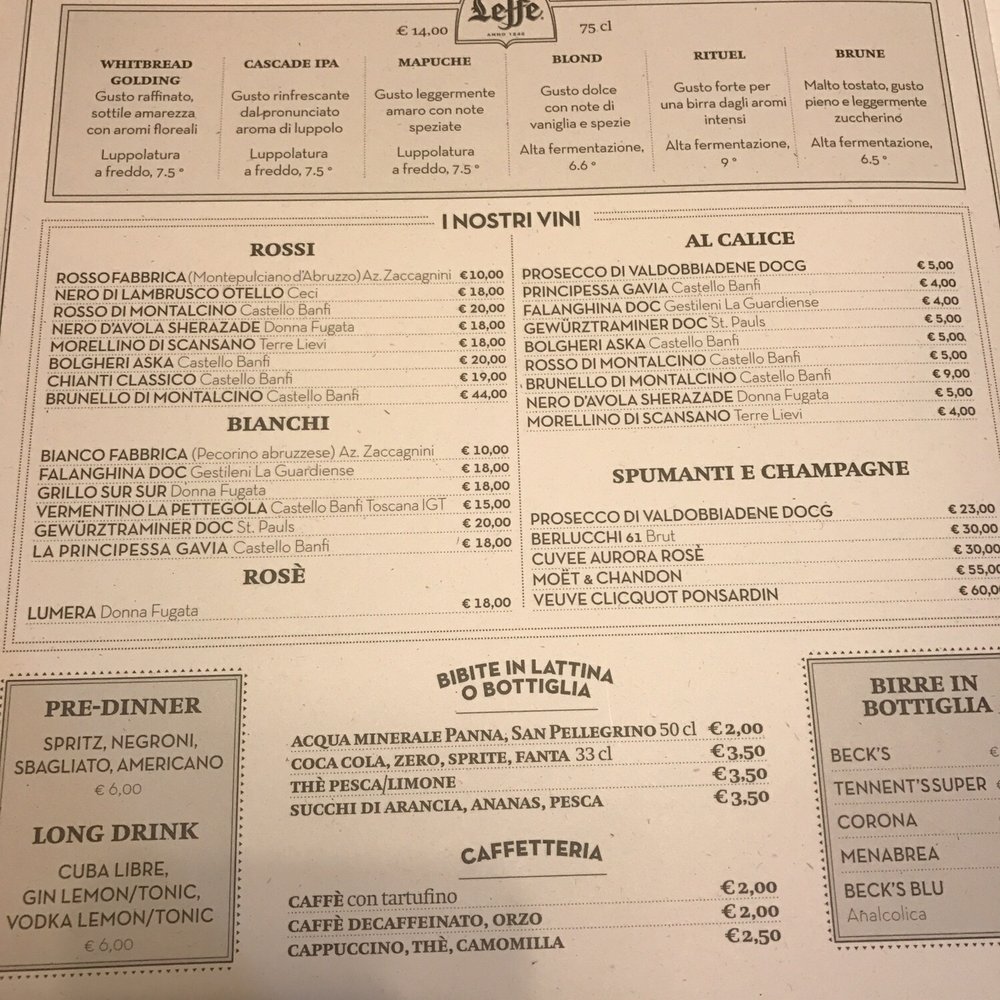 Fabbrica - Some beverages - Pizza Near Me - Milan, Michigan Fabbrica - Some beverages - Pizza Near Me - Milan, Michigan