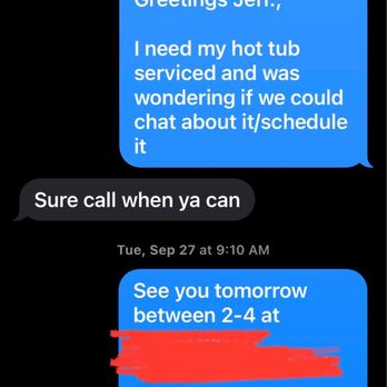 VIP Pool/Spa Service - Text thread part 1 - Pool Cleaners Near Me VIP Pool/Spa Service - Text thread part 1 - Pool Cleaners Near Me