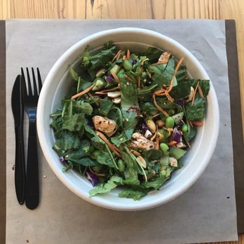 SNAP Custom Pizza - Thai Crunch Salad w Chicken - Pizza Near Me - Newark, Delaware SNAP Custom Pizza - Thai Crunch Salad w Chicken - Pizza Near Me - Newark, Delaware