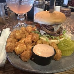 Andy's North - High top burger with onions