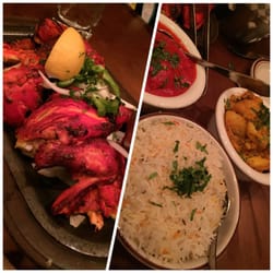 Taste of India - Sherman Oaks - Tandoori Chicken, Chicken Tikka Masala, Aloo Gobi, rice and Naan(not pictured).