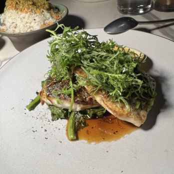 Kingfisher - Sea bass with coconut rice 7.5/10 - Vietnamese Near Me - San Diego, California