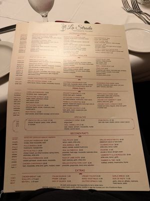 Menu photo 4 La Strada American Canyon, CA