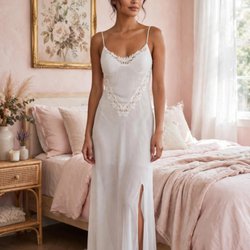 Sheer Delights Lingerie - This is the negligee that makes you feel beautiful the moment you slip it on!
Qty Available: One
Orginal Price: $70.00
Sale Price: $50.00