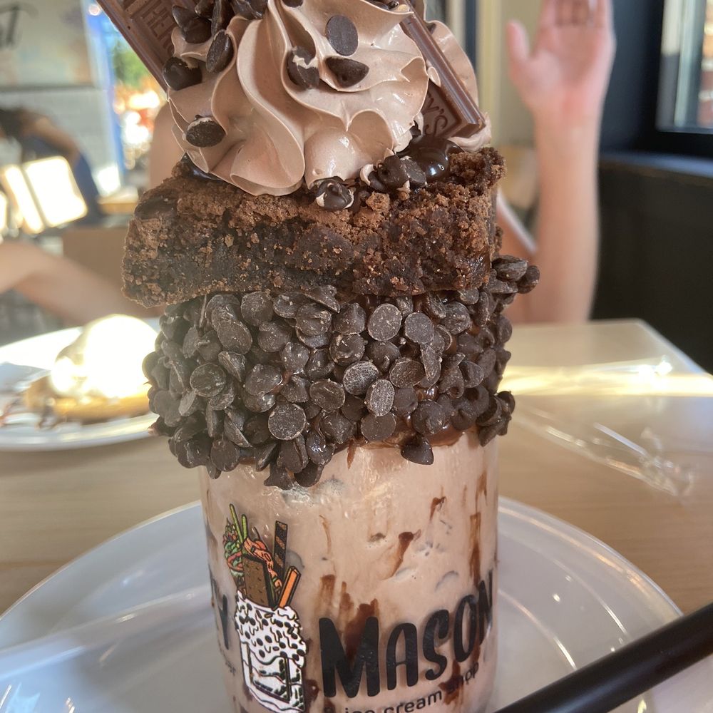 The Crazy Mason - FudgN Chocolate Shake - Desserts Near Me - Myrtle Beach, South Carolina The Crazy Mason - FudgN Chocolate Shake - Desserts Near Me - Myrtle Beach, South Carolina