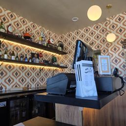 Order take out at the counter