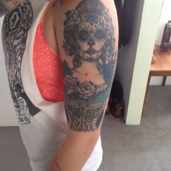 Big Fish Tattoo - Started years ago, just reworked line work and will finish completely 6/2014 - Tattoo Near Me - Solana Beach, California Big Fish Tattoo - Started years ago, just reworked line work and will finish completely 6/2014 - Tattoo Near Me - Solana Beach, California