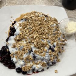 Sophia's Famous Pancakes - Blueberry Crunch Pancakes