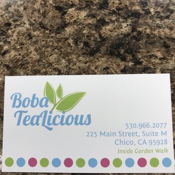 Boba Tealicious - Bubble Tea Near Me - Chico, California