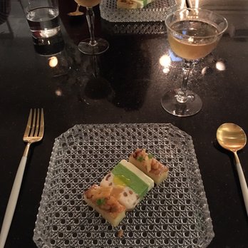 Pineapple & Pearls - One of the best desserts I've had! Parmesan pound cake with basil, olive oil, and nut gelato! - New American Near Me - Washington, DC, District of Columbia