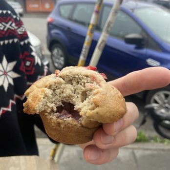 Devil's Teeth Baking Company - Strawberry Banana Muffin - Bakeries Near Me - San Francisco, California Devil's Teeth Baking Company - Strawberry Banana Muffin - Bakeries Near Me - San Francisco, California