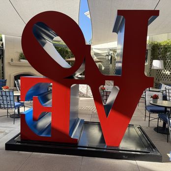 The Belvedere - "Love" by Robert Indiana - Breakfast & Brunch Near Me - Beverly Hills, California The Belvedere - "Love" by Robert Indiana - Breakfast & Brunch Near Me - Beverly Hills, California