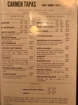 Menu photo 4 Carmen Bar De Tapas London, XGL