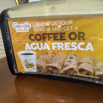The Burrito Factory - Coffee & Tea Near Me - Chula Vista, California The Burrito Factory - Coffee & Tea Near Me - Chula Vista, California