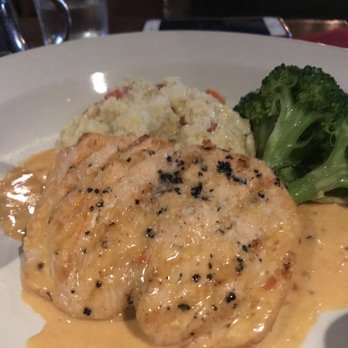 Zini's Restaurant - Grilled Salmon and risotto - Italian Near Me - Bantam, Connecticut