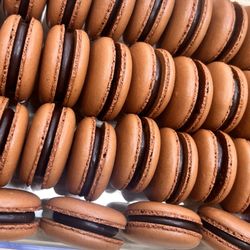 Macs Amour - Chocolate ganache macarons #nofilter